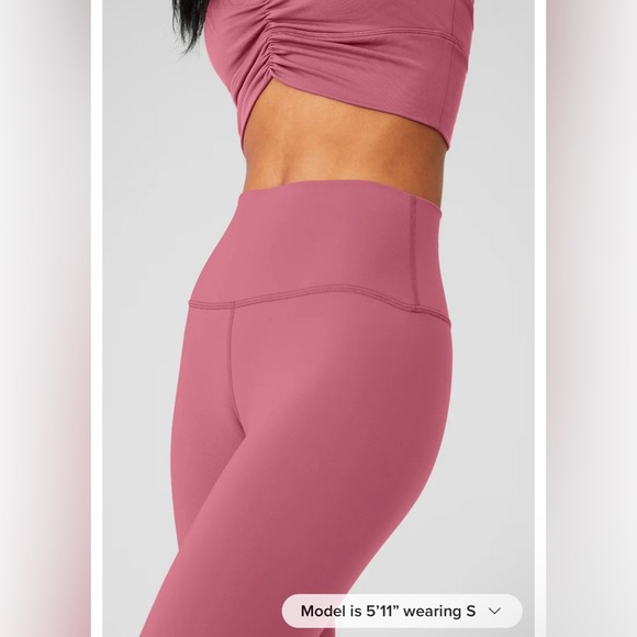 ALO High-Waist Airbrush Legging and Matching Bra Set - Picture 2 of 7